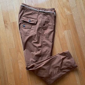 $395.00 SUMMER READY NICE LINEN BLEND PREPPY PANTS